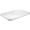 Deksel voor transportboxen met L 600 x B 400 mm, HDPE, natuurlijke kleur