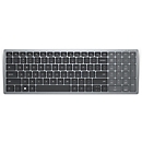 Dell KB740 - Taille réelle (100 %) - Sans fil - RF sans fil + Bluetooth - Commutateur de touche « ciseaux » - QWERTZ - Gris - Noir