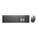 Dell KM7321W - Volle Größe (100%) - Kabellos - RF Wireless + Bluetooth - QWERTZ - Grau - Titan - Maus enthalten