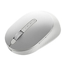 Dell Pro Premium kompakte Maus – MS7421W - Platinum Silver (silber) - Beidhändig - Optisch - RF Wireless + Bluetooth - 1600 DPI - Platin - Silber
