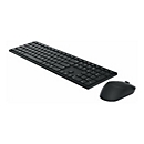 Dell Pro-Tastatur und -Maus – KM5221W - deutsch (QWERTZ) - schwarz - Volle Größe (100%) - Kabellos - RF Wireless - QWERTZ - Schwarz - Maus enthalten