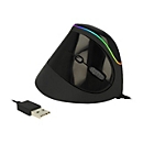 Delock Ergonomic - Vertikale Maus - ergonomisch - Für Rechtshänder - optisch - 6 Tasten
