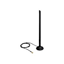Delock SMA WLAN Antenna with Magnetic Stand and Flexible Joint 6.5 dBi - Antenne