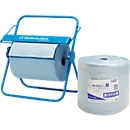 Dérouleur de bobine essuie-tout Kimberly-Clark + 1 bobine d'essuyage WYPALL 3 épaisseurs