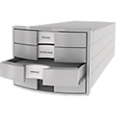 Desktop drawers HAN Impuls 2.0, 4 drawers, A4 format, stackable, closed, light grey