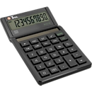 Desktopcalculator Twen Eco 10, 10-cijferig display op zonne-energie, MU & GT-functie en 10-cijferig display.