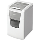 Destructeur de documents Leitz IQ Autofeed Office 150 P5, entièrement automatique, coupe micro 2 x 15 mm, 44 l, capacité de coupe 150 feuilles, blanc