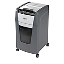 Destructeur de documents Rexel Optimum AutoFeed+ 300M P5, entièrement automatique, coupe micro 2 x 15 mm, 60 l, capacité de coupe 300 feuilles, avec rouleaux, noir