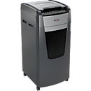 Destructeur de documents Rexel Optimum AutoFeed+ 750M P5, entièrement automatique, coupe micro 2 x 15 mm, 140 l, capacité de coupe 750 feuilles, avec rouleaux, noir