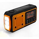 Digitale radio Soundmaster DAB1120R, DAB+/UKW-PLL, Li-Ion accu, zonnepaneel/dynamo, LED-verlichting, B 153 x D 55 x H 75 mm, oranje