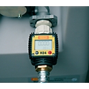 Digitaler Durchflusszähler K24 für mobile Tankstelle CEMO DT-Mobil Easy 200l, Zählleistung 40 l/min, Kunststoff, schwarz-gelb