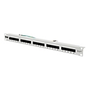 DIGITUS CAT 3 ISDN - Patch Panel - Rack montierbar - CAT 3 - RJ-45 X 25 - Grau, RAL 7035