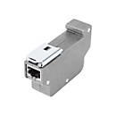 DIGITUS DN-95421 - PoE-Überspannungsschutz (DIN-Schienenmontage möglich) - Ausgangsanschlüsse: 1 - Grau