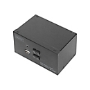 DIGITUS DS-12860 - KVM-/Audio-/USB-Switch - 2 Anschlüsse