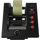 Dispensador de cinta adhesiva H700, automático, para rollos de Ø 300 x W 8-80 mm, 150 mm/s, acero, negro