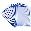 Displaypaneel Tarifold Easy Load Pro, DIN A4, 10 st., hoekslot, metalen draaipunt, blauw, DIN A4, 10 st.