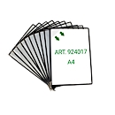 Displaypaneel Tarifold Easy Load Pro, DIN A4, 10 st., hoekvergrendeling, metalen draaipunt, zwart