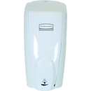 Distributeur automatique de savon et de désinfectant Rubbermaid AutoFoam, 1100 ml, sans contact, pour mur/support, blanc