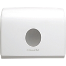 Distributeur d'essuie-mains pliés Aquarius 6956 Kimberly-Clark®, petit format, prélèvement de feuilles individuelles, L 159 x l. 287 x H 142 mm, blanc