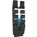 Distributeur de prospectus Flexiplus 6 DURABLE, 6 distributeurs, A4, portrait, noir