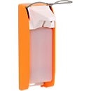 distributeur de savon et de désinfectant Ingo-man plus, 1000 ml, y compris le flacon vide, orange vif