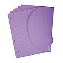 Dokumentenmappe TARIFOLD Smartfolder, Format A4, für bis zu 80 Blatt, Karton, violett, 6 Stück