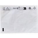 Dokumententasche/Lieferscheintasche SecurePack, C6, ohne Aufdruck, selbstklebend, wasserfest, PCR & FSC®-Kraftpapier, transparent, 250 Stück