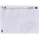 Dokumententasche/Lieferscheintasche SecurePack Premium, C5, ohne Aufdruck, selbstklebend, wasserfest, LDPE & Kraftpapier, transparent, 500 Stück