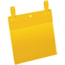 Dokumententaschen mit Lasche, B 210 x H 148 mm (A5 quer), 50 Stück, gelb