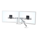 Double bras porte-écran HX Ergotron, jusqu'à 32 pouces, support de table, hauteur ajustable