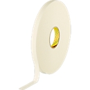 Double sided polyethylene foam adhesive tape, white