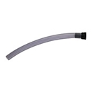 Drain hose for flush tanks 75 l and 100 l, plastic, with screw fitting