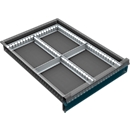 Drawer subdividers, 4 compartments, 60-120 mm