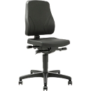 Drehstuhl All-In-One Trend 9633, mit Rollen, Integralschaum, schwarz