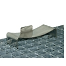 Drum supports high for CEMO drum rack type 360 or 540, galvanized steel, for 60 l drum, 3 pieces