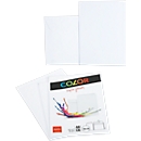 Dubbele kaarten ELCO Color, blanco, A6, 200 g/m², incl. passende enveloppen C6, 90 g/m², set van telkens 10 stuks, wit