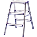 Dubbele trapladder Lila-serie, 3 treden