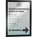 Durable Cadre d'information Duraframe, DIN A4, 2 pièces, noir