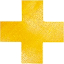 Durable floor marking, self-adhesive, cross-shaped, for floors, 10 pcs.