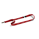 Durable textile strap with VISITOR print, with safety catch and carabiner, L 440 x W 20 mm