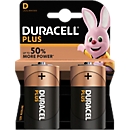 DURACELL® batterij Plus, Mono D, 1,5 V, 2 stuks