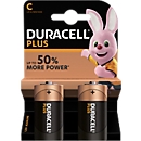 DURACELL Plus batterij, Baby C 1,5 V, 2 stuks