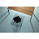 Duragrip Meta- RS Office Products floor protection mat, for carpets, anchor studs, textured, transparent, L 1200 x W 900 mm