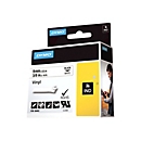 Dymo IND - Vinyl - Klebstoff - Schwarz auf Weiß - Rolle (0,9 cm x 5 m)