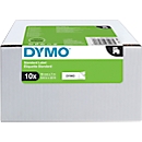 DYMO® Schriftband 45803, Typ D1, 7 m x 19 mm, schwarz/weiss, 10 Stück