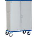 E2722 cupboard trolley, hinged doors, 890 l