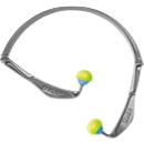 Ear plugs Uvex x-fold, SLC80 23 dB, EN 352-1, folding, ergonomic, grey/blue/neon lime, 5 pieces