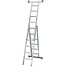ÉCHELLE COMBINÉE ARTICULÉE,  2 x 3 + 2 x 6 BARREAUX