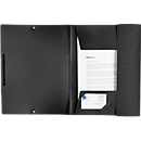 Eckspannmappe Kolma LineaVerde, A4, Gummibandzug, 100 % Recyclingmaterial, schwarz