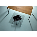 ECOGRIP HEAVY floor protection mat, for carpets, anchor studs, temperature-resistant, transparent, L 1200 x W 1100 mm